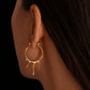 Wholesale Stainless Steel Plated Gold Geometric Drop Shape Earrings For Women