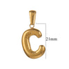 Wholesale Stainless Steel Plated Real Gold Balloon Glossy Eight Eyes Geometric Pendants Necklace For Women