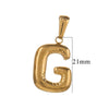 Wholesale Stainless Steel Plated Real Gold Balloon Glossy Eight Eyes Geometric Pendants Necklace For Women