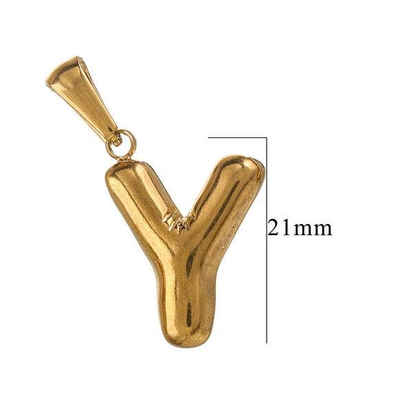 Wholesale Stainless Steel Plated Real Gold Balloon Glossy Eight Eyes Geometric Pendants Necklace For Women