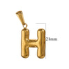 Wholesale Stainless Steel Plated Real Gold Balloon Glossy Eight Eyes Geometric Pendants Necklace For Women