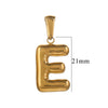 Wholesale Stainless Steel Plated Real Gold Balloon Glossy Eight Eyes Geometric Pendants Necklace For Women