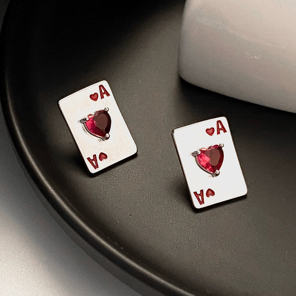 Wholesale Stainless Steel Playing Card Geometric Style Electroplated Unisex Necklace Pendant