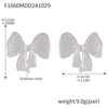 Wholesale Stainless Steel Pvd Electroplated Geometric Bow Tie Earrings For Women Color Resistant And Allergyfree Minimalist Style