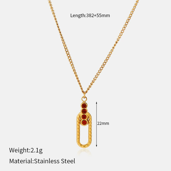 Wholesale Stainless Steel Real Gold Plated Ushaped Heart Pendant Necklace For Women