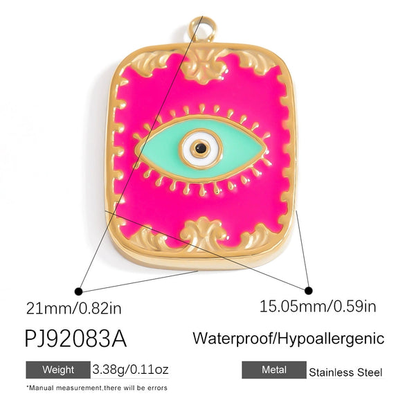 Wholesale Stainless Steel Retro Animal Style Geometric Butterfly Pendant Jewelry Accessories With Electroplating And Return Pattern