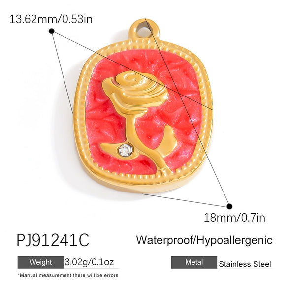 Wholesale Stainless Steel Retro Animal Style Geometric Butterfly Pendant Jewelry Accessories With Electroplating And Return Pattern