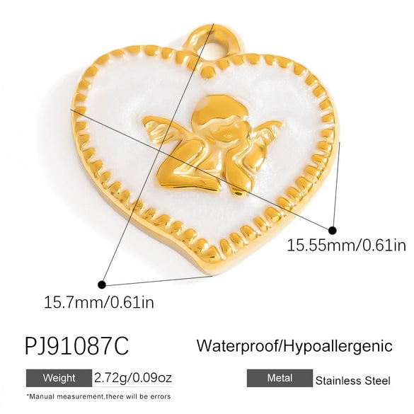 Wholesale Stainless Steel Retro Animal Style Geometric Butterfly Pendant Jewelry Accessories With Electroplating And Return Pattern