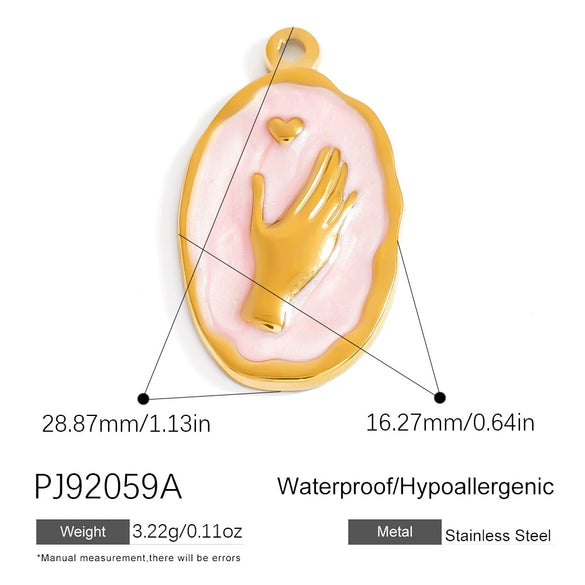 Wholesale Stainless Steel Retro Animal Style Geometric Butterfly Pendant Jewelry Accessories With Electroplating And Return Pattern