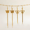 Wholesale Stainless Steel Retro Bohemian Style Cshaped Bow Tassel Earrings For Women