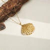 Wholesale Stainless Steel Retro Geometric Pearl Embellished Electroplated Necklace For Women