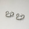 Wholesale Stainless Steel Retro Geometric Women's Earrings
