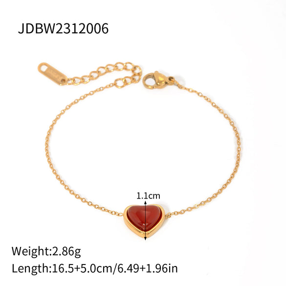 Wholesale Stainless Steel Rhinestone Buckle Bracelet For Women Geometric Shape Electroplated Light Luxury High End Jewelry