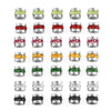 Wholesale Stainless Steel Rhinestone Cylindrical Beads Jewelry For Diy Bracelet And Necklace Trendy Style With Diamond Pattern And Epoxy Process