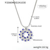 Wholesale 316L Stainless Steel Rhinestone Donut Jewelry Set With Electroplating Earrings And Necklaces For Women In Fashion And Geometric Style