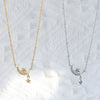 Wholesale Stainless Steel Rhinestone Star Moon Pendant Conventional Chain Necklace With Geometric Pattern And Electroplating Preppy Style