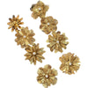 Wholesale Stainless Steel Ring Cut Out Flower Antique Minimalist Geometric Style With Electroplating