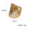 Wholesale Stainless Steel Ring For Women Fashionable Light Luxury Nonfading Electroplated