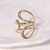 Wholesale Stainless Steel Ring For Women Fashionable Luxury Style Electroplated Live Mouth Non Fading
