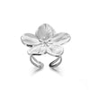 Wholesale Stainless Steel Ring French Retro Palace Style Glossy Gold Heavy Industry Design Flower Wave Pattern Electroplated