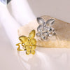 Wholesale Stainless Steel Ring Geometric Heartshaped Electroplated Design For Women