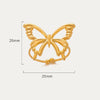Wholesale Stainless Steel Ring Heart Butterfly Geometric Style 18K Goldplated Jewelry