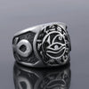 Wholesale Stainless Steel Ring With Cross And Eye Of Horus Pattern Polish Processing Unisex Personality Style