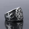 Wholesale Stainless Steel Ring With Cross And Eye Of Horus Pattern Polish Processing Unisex Personality Style