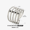 Wholesale Stainless Steel Ring With Geometric And Floral Style 18K Gold Plated For Women