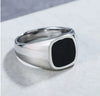 Wholesale Stainless Steel Ring With Letters Numbers Text Pattern For Men And Women Personality Style Apply Oil Processing