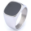 Wholesale Stainless Steel Ring With Letters Numbers Text Pattern For Men And Women Personality Style Apply Oil Processing