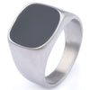 Wholesale Stainless Steel Ring With Letters Numbers Text Pattern For Men And Women Personality Style Apply Oil Processing