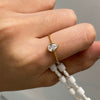 Wholesale Stainless Steel Rings With Geometric Pattern For Women Stacked Wear Electroplated High End Feeling