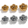 Wholesale Stainless Steel Rose Pattern Handmade Casting Beaded Jewelry Accessories Bracelet And Necklace