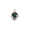 Wholesale Stainless Steel Round Birthstone Pendant Accessories With Electroplating
