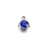 Wholesale Stainless Steel Round Birthstone Pendant Accessories With Electroplating