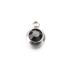Wholesale Stainless Steel Round Birthstone Pendant Accessories With Electroplating