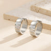 Wholesale Stainless Steel Round Geometric Earrings Inlaid With Shells And Natural Stones 18K Gold Plated For Women