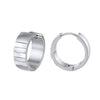Wholesale Stainless Steel Round Geometric Earrings Inlaid With Shells And Natural Stones 18K Gold Plated For Women