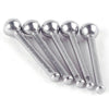 Wholesale Stainless Steel Round Nose Ring Piercing Jewelry With Electroplating