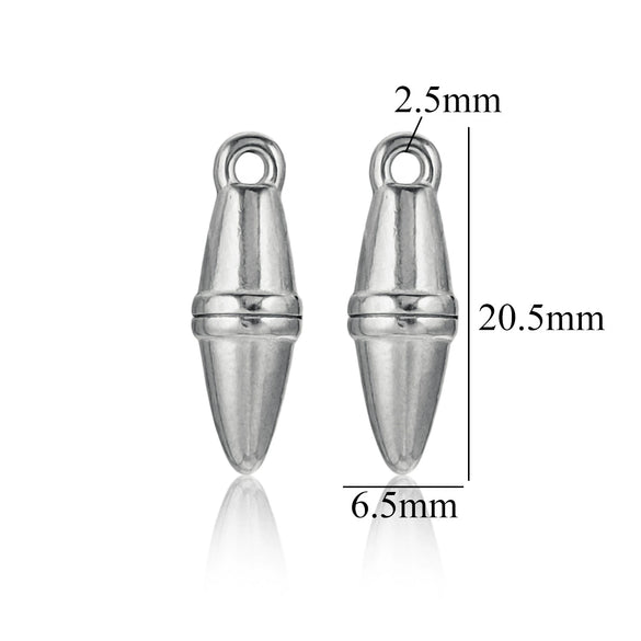 Wholesale Stainless Steel Round Pendant Necklace Accessories Electroplated 18K Gold Color Diy Jewelry