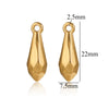 Wholesale Stainless Steel Round Pendant Necklace Accessories Electroplated 18K Gold Color Diy Jewelry