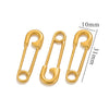 Wholesale Stainless Steel Seamless Paper Clip Connection Punk Pendant For Diy Necklace And Bracelet