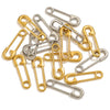 Wholesale Stainless Steel Seamless Paper Clip Connection Punk Pendant For Diy Necklace And Bracelet