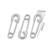 Wholesale Stainless Steel Seamless Paper Clip Connection Punk Pendant For Diy Necklace And Bracelet