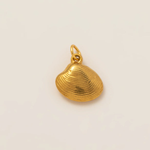 Wholesale Stainless Steel Shell Pearl Coral Fish Necklace With Furnace Vacuum Plating 18K Gold Color Preservation