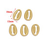 Wholesale Stainless Steel Shell Shaped Hollow Pendant Necklace And Bracelet Accessories With Vacuum Electroplated Finish