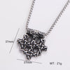 Wholesale Stainless Steel Ship Anchor Cross Truck Pendant Necklace For Men With Geometric Style And Polishing Process