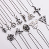 Wholesale Stainless Steel Ship Anchor Cross Truck Pendant Necklace For Men With Geometric Style And Polishing Process