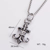 Wholesale Stainless Steel Ship Anchor Cross Truck Pendant Necklace For Men With Geometric Style And Polishing Process